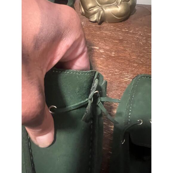 Sam & Libby Preppy Green Suede Casual Moccasins  Loafers 8 - Picture 12 of 14